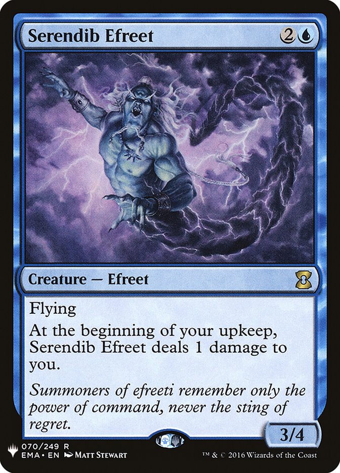 Serendib Efreet [Mystery Booster] | Card Merchant Takapuna