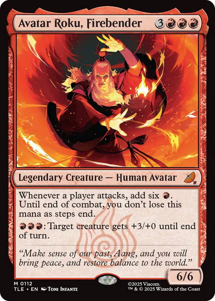 Avatar Roku, Firebender [Avatar: The Last Airbender: Eternal-Legal] | Card Merchant Takapuna