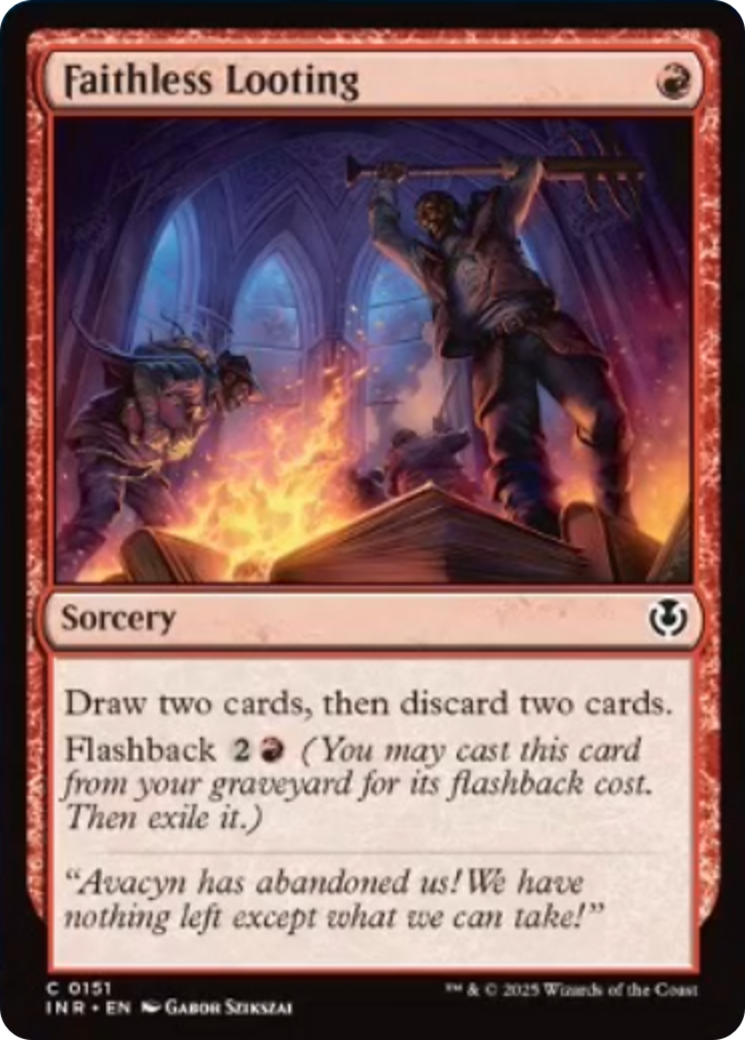 Faithless Looting [Innistrad Remastered] | Card Merchant Takapuna