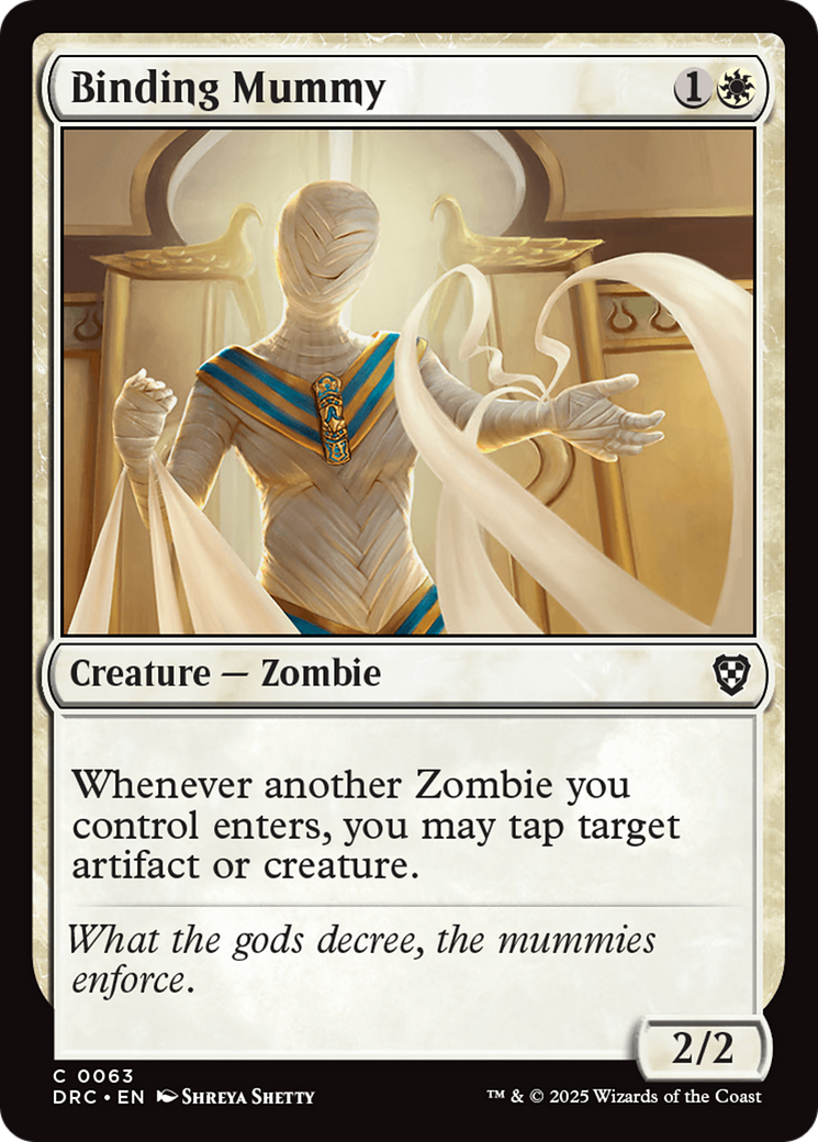 Binding Mummy [Aetherdrift Commander] | Card Merchant Takapuna