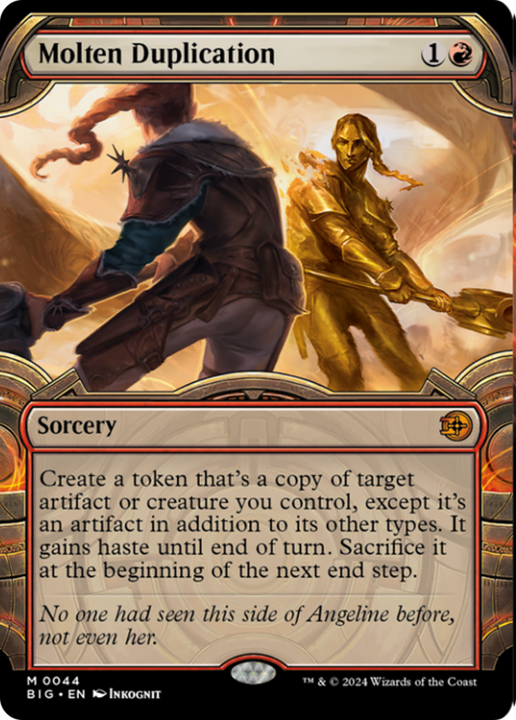 Molten Duplication (Showcase) [Outlaws of Thunder Junction: The Big Score] | Card Merchant Takapuna