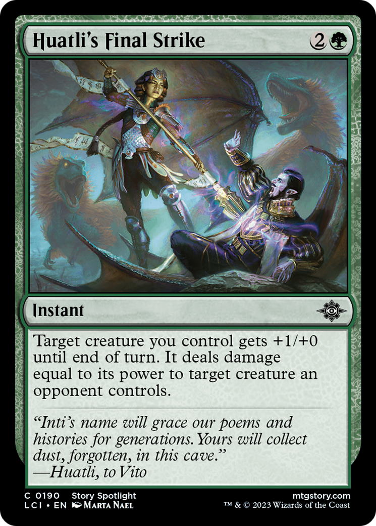 Huatli's Final Strike [The Lost Caverns of Ixalan] | Card Merchant Takapuna