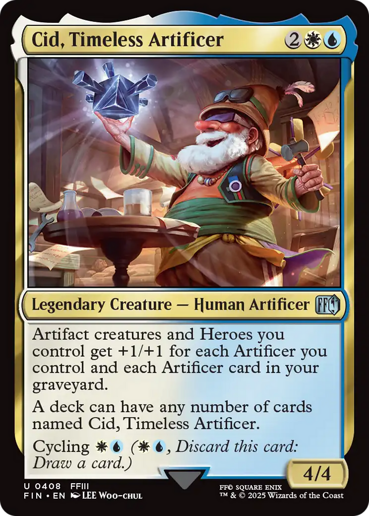 Cid, Timeless Artificer (0408) [FINAL FANTASY] | Card Merchant Takapuna