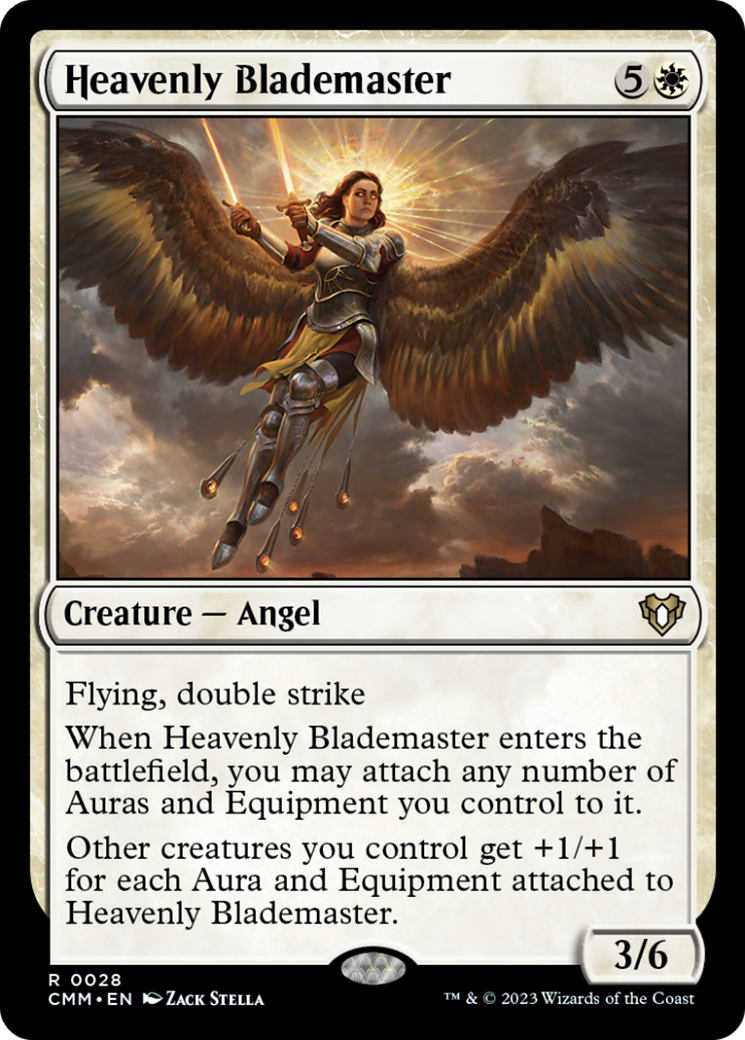 Heavenly Blademaster [Commander Masters] | Card Merchant Takapuna