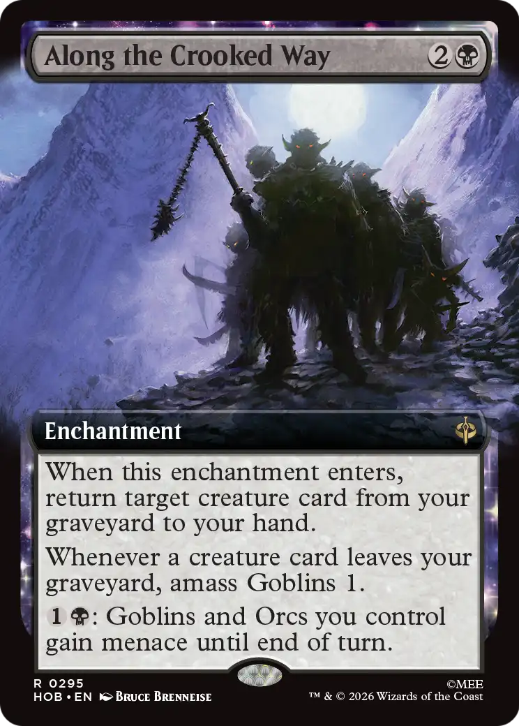 Along the Crooked Way (Extended Art) [The Hobbit] | Card Merchant Takapuna