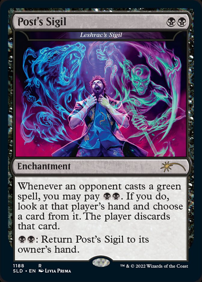 Post's Sigil - Leshrac's Sigil [Secret Lair Drop Series] | Card Merchant Takapuna
