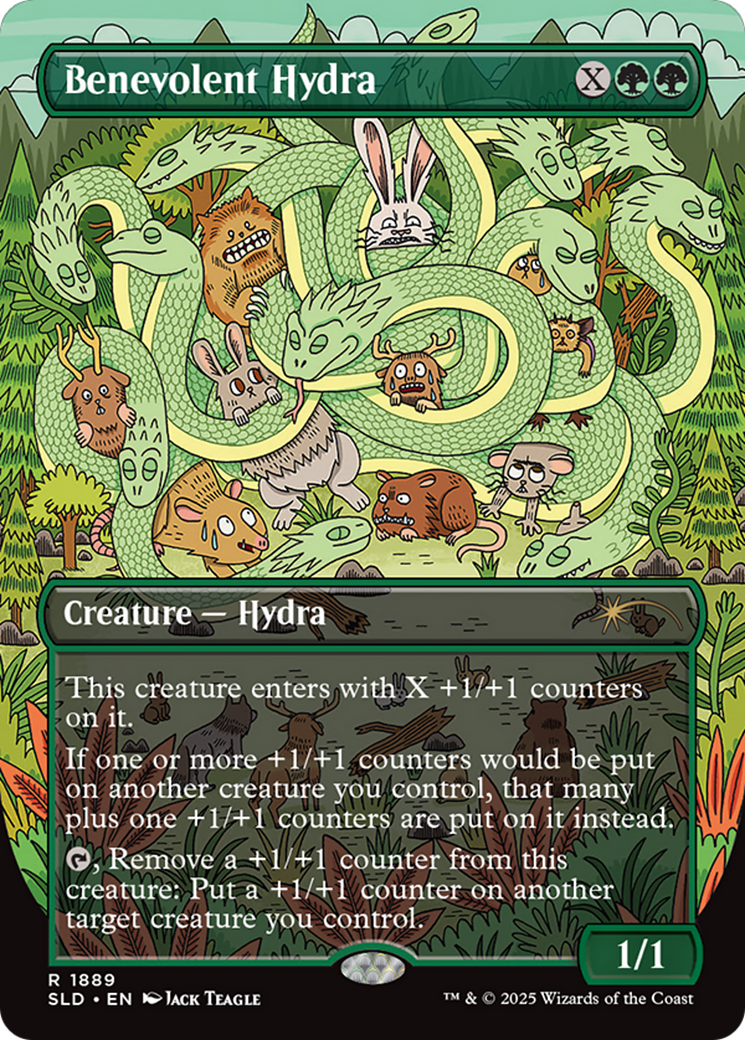 Benevolent Hydra (Rainbow Foil) [Secret Lair Drop Series] | Card Merchant Takapuna