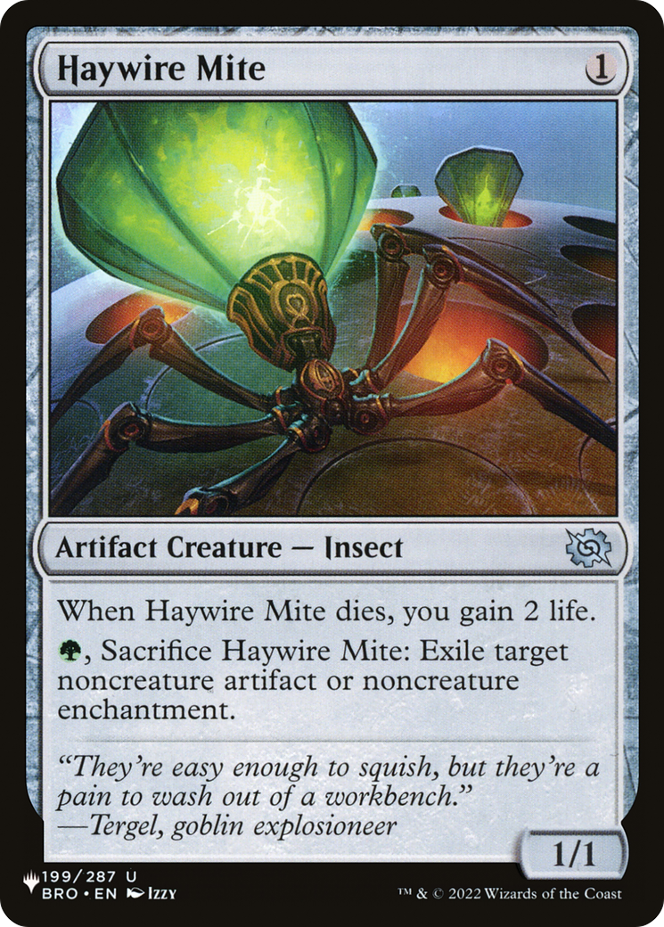 Haywire Mite [The List] | Card Merchant Takapuna