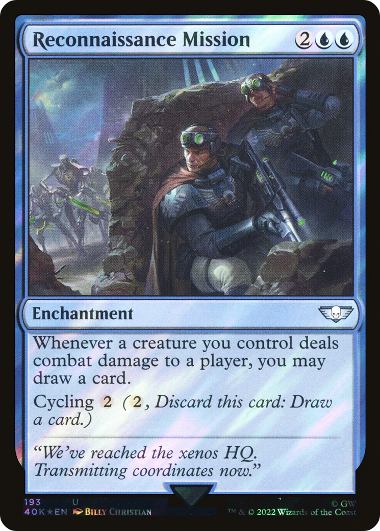 Reconnaissance Mission (Surge Foil) [Marvel Super Heroes Commander] | Card Merchant Takapuna