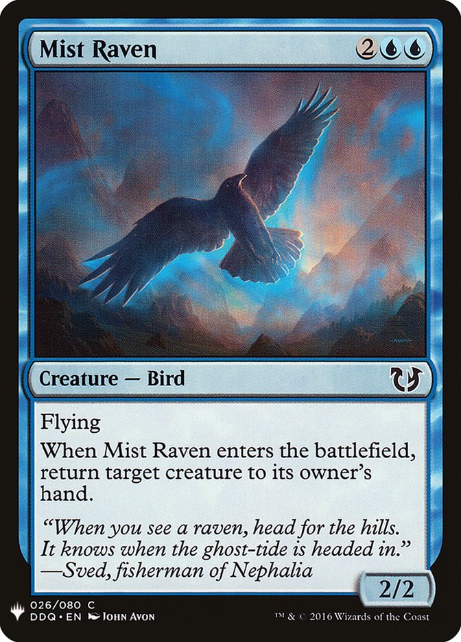 Mist Raven [Mystery Booster] | Card Merchant Takapuna