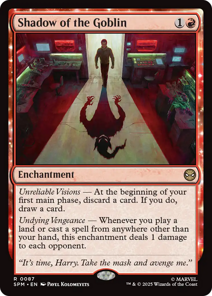 Shadow of the Goblin [Marvel's Spider-Man] | Card Merchant Takapuna