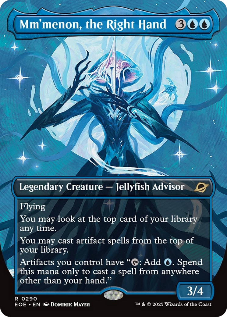 Mm'menon, the Right Hand (Borderless) [Edge of Eternities] | Card Merchant Takapuna