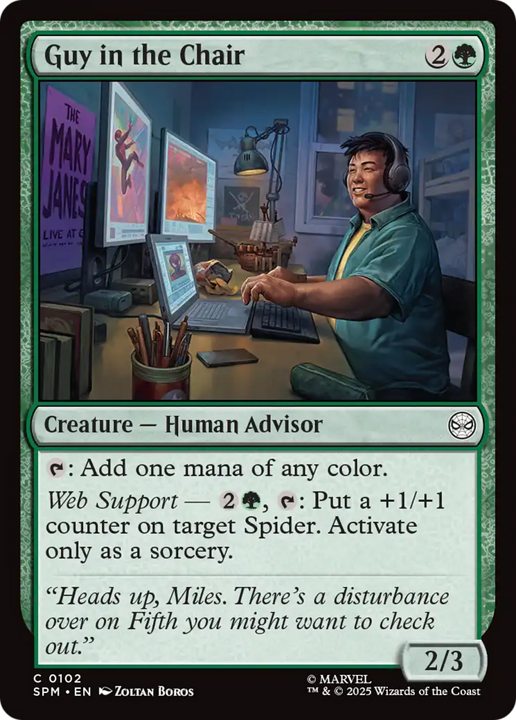 Guy in the Chair [Marvel's Spider-Man] | Card Merchant Takapuna