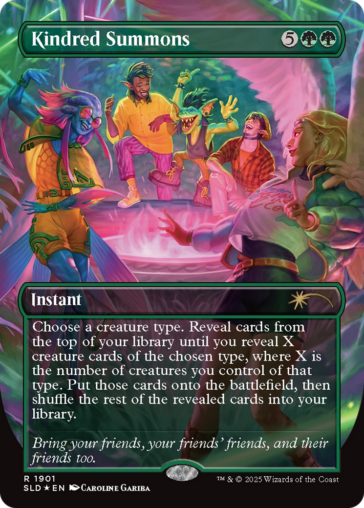 Kindred Summons (Double Rainbow Foil) [Secret Lair Drop Series] | Card Merchant Takapuna