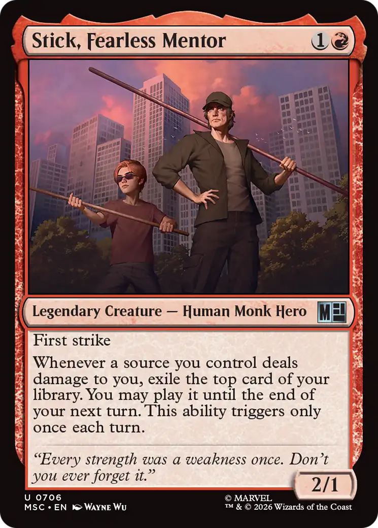 Stick, Fearless Mentor [Marvel Super Heroes Commander] | Card Merchant Takapuna