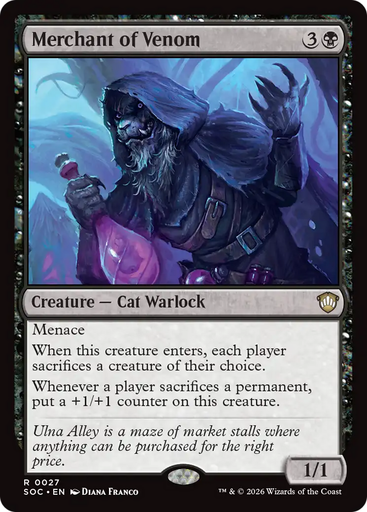 Merchant of Venom [Secrets of Strixhaven Commander] | Card Merchant Takapuna