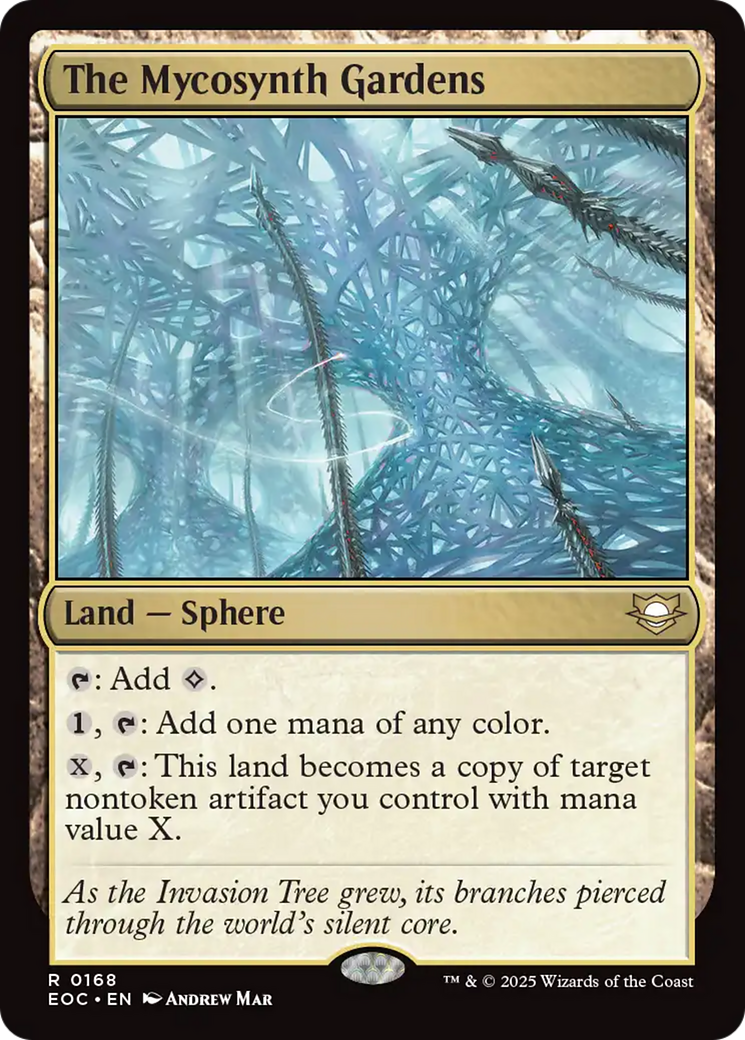 The Mycosynth Gardens [Edge of Eternities Commander] | Card Merchant Takapuna