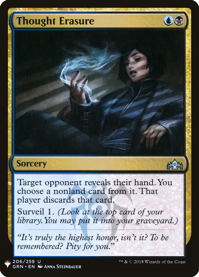 Thought Erasure [Mystery Booster] | Card Merchant Takapuna