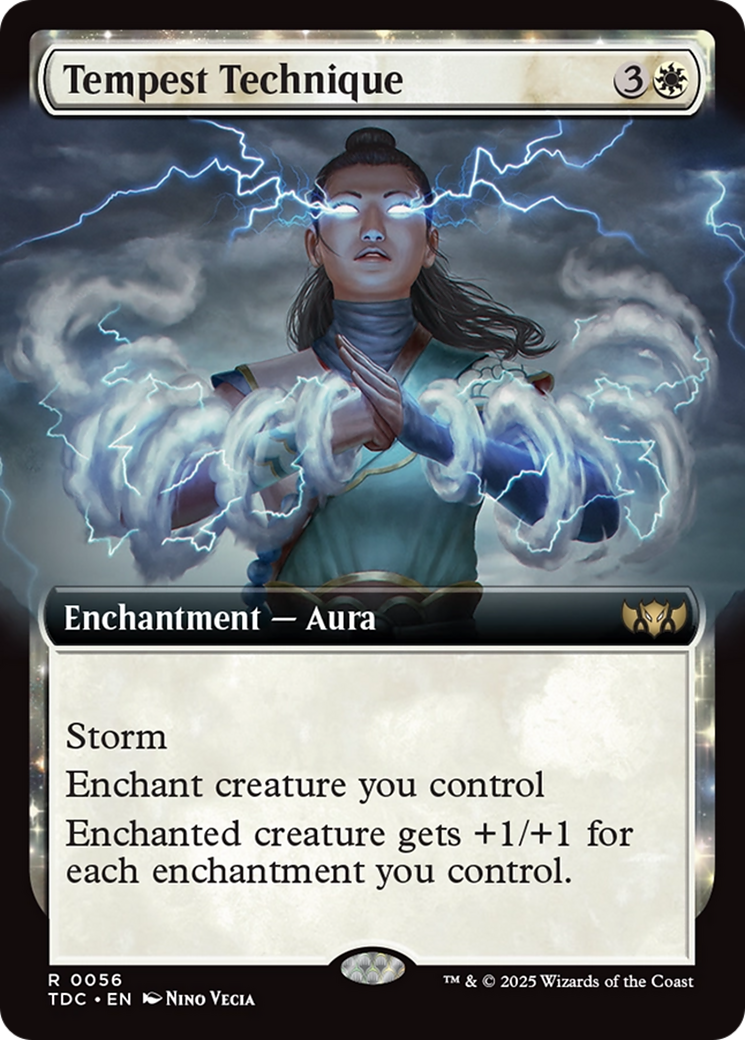 Tempest Technique (Extended Art) [Tarkir: Dragonstorm Commander] | Card Merchant Takapuna