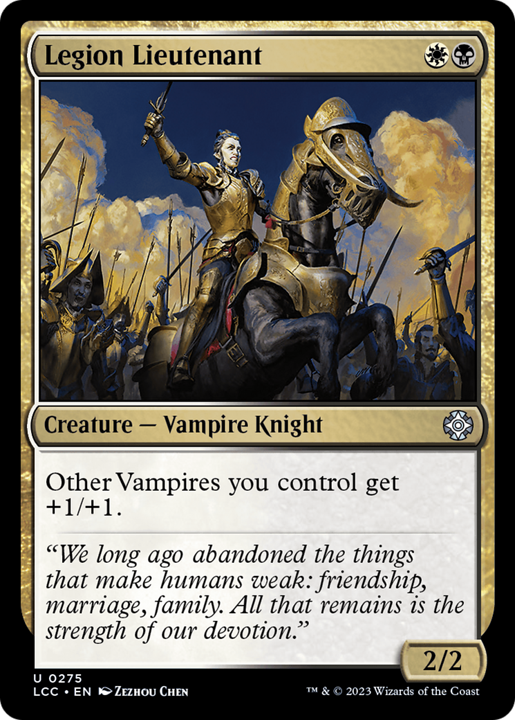 Legion Lieutenant [The Lost Caverns of Ixalan Commander] | Card Merchant Takapuna