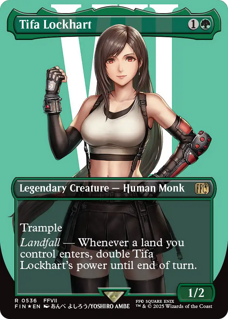 Tifa Lockhart (Borderless) (Surge Foil) [FINAL FANTASY] | Card Merchant Takapuna