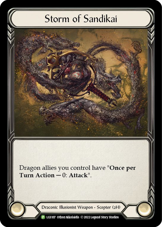 Storm of Sandikai [LGS107] (Promo)  Cold Foil | Card Merchant Takapuna