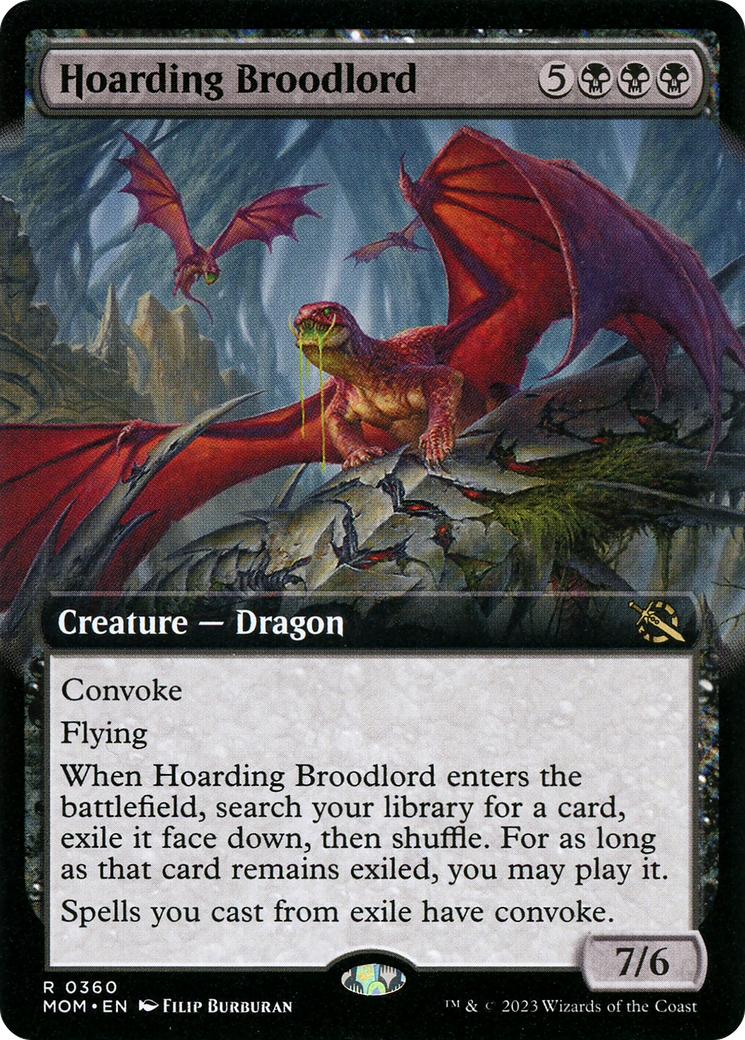 Hoarding Broodlord (Extended Art) [March of the Machine] | Card Merchant Takapuna