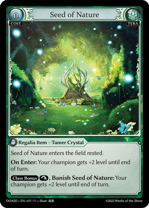 Seed of Nature (037) [Dawn of Ashes: Starter Decks] | Card Merchant Takapuna