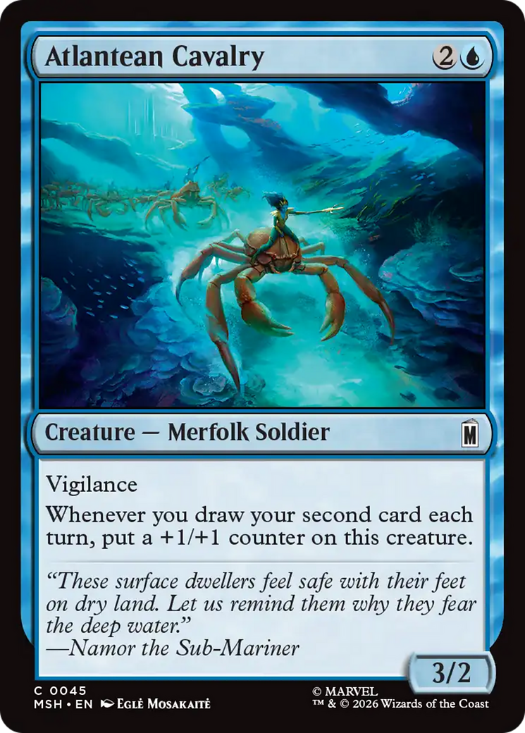 Atlantean Cavalry [Marvel Super Heroes] | Card Merchant Takapuna