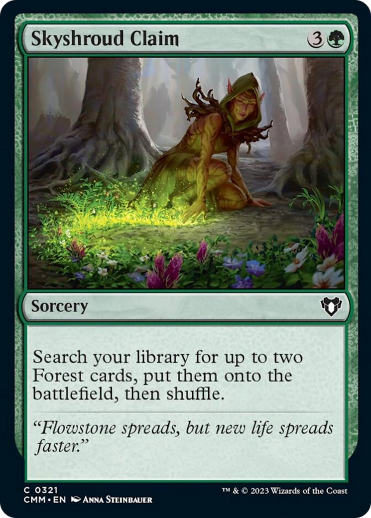 Skyshroud Claim [Commander Masters] | Card Merchant Takapuna