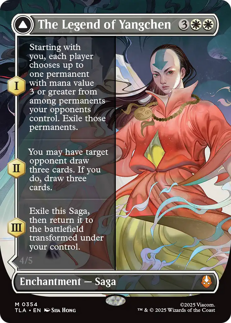 The Legend of Yangchen (Borderless) [Avatar: The Last Airbender] | Card Merchant Takapuna