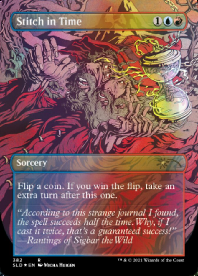 Stitch in Time // Stitch in Time (Borderless) [Secret Lair Drop Series] | Card Merchant Takapuna