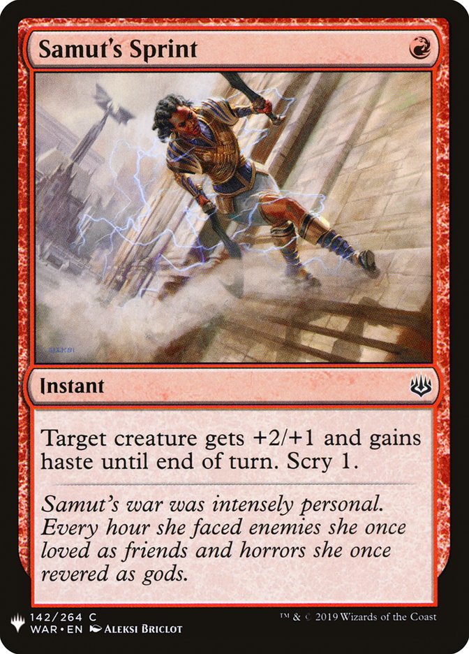 Samut's Sprint [Mystery Booster] | Card Merchant Takapuna