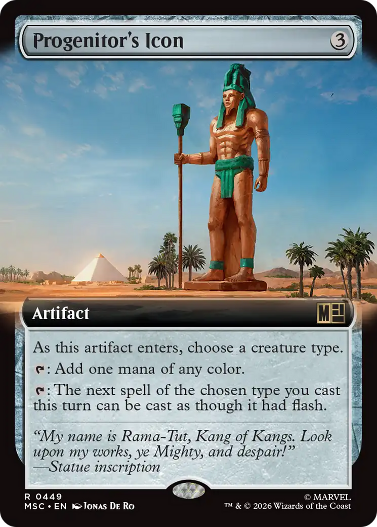Progenitor's Icon (Extended Art) [Marvel Super Heroes Commander] | Card Merchant Takapuna