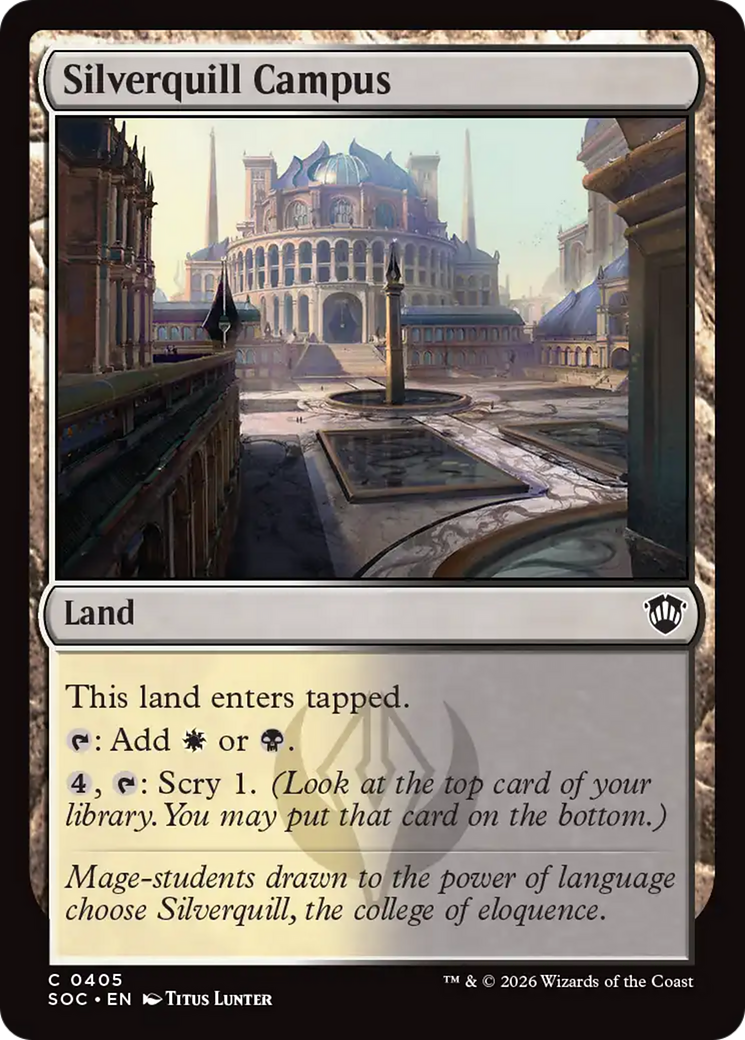 Silverquill Campus [Secrets of Strixhaven Commander] | Card Merchant Takapuna