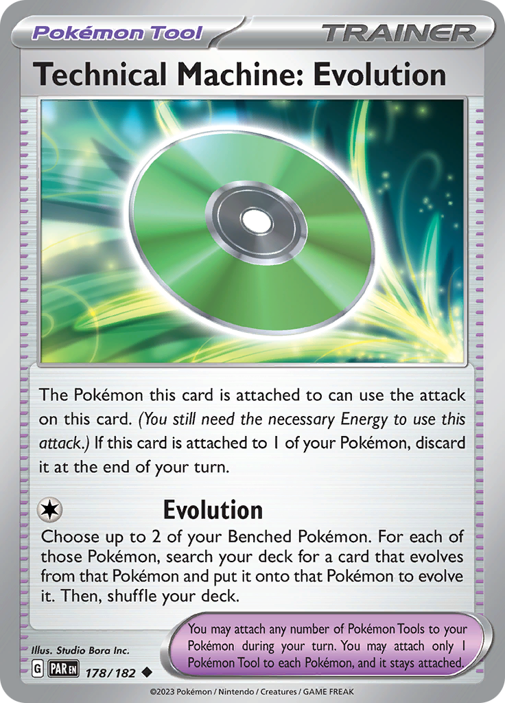 Technical Machine: Evolution (178/182) [Scarlet & Violet: Paradox Rift] | Card Merchant Takapuna
