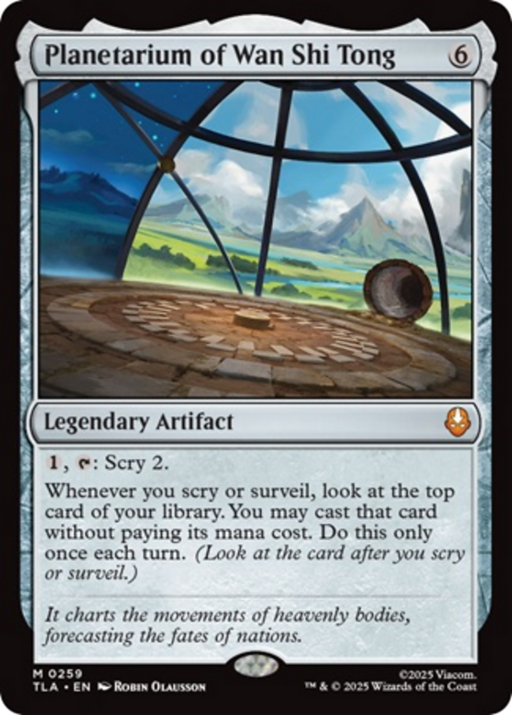 Planetarium of Wan Shi Tong [Avatar: The Last Airbender] | Card Merchant Takapuna