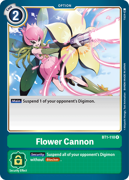 Flower Cannon [BT1-110] [Release Special Booster Ver.1.0] | Card Merchant Takapuna