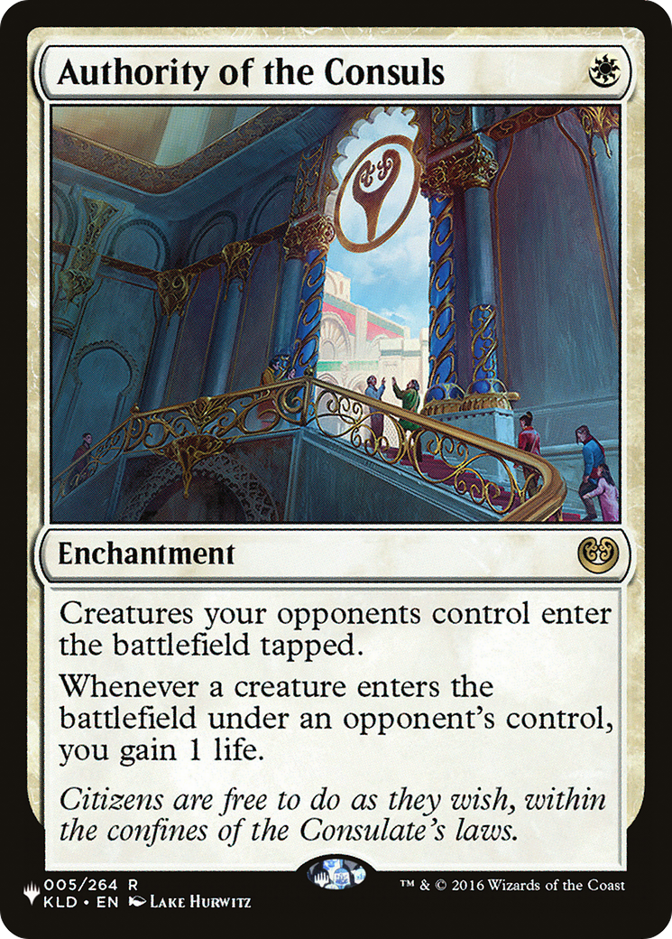 Authority of the Consuls [The List] | Card Merchant Takapuna