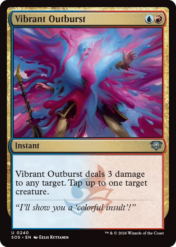 Vibrant Outburst [Secrets of Strixhaven] | Card Merchant Takapuna