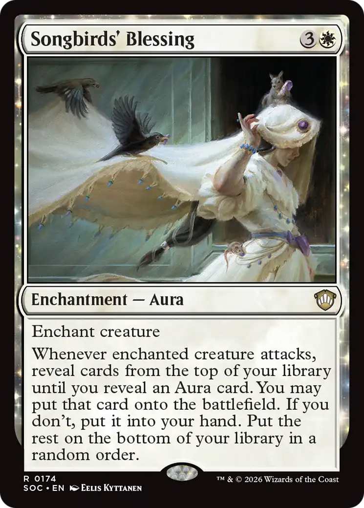 Songbirds' Blessing [Secrets of Strixhaven Commander] | Card Merchant Takapuna