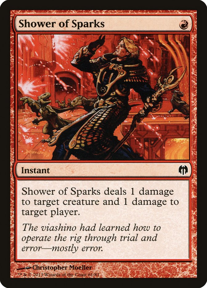 Shower of Sparks [Duel Decks: Heroes vs. Monsters] | Card Merchant Takapuna