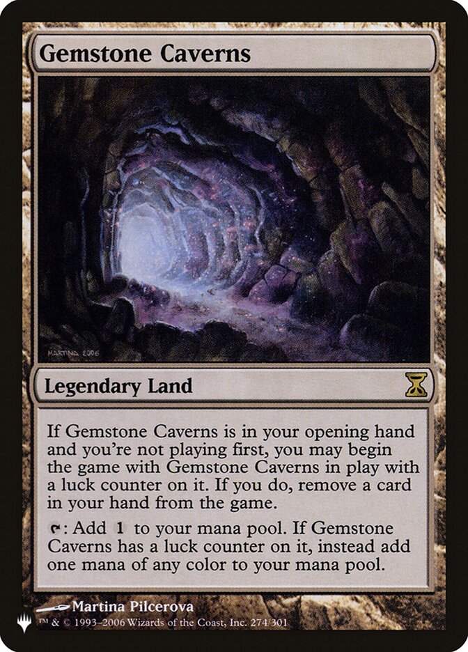 Gemstone Caverns [The List] | Card Merchant Takapuna