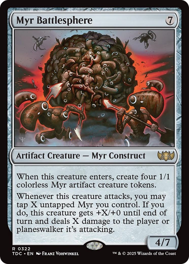 Myr Battlesphere [Tarkir: Dragonstorm Commander] | Card Merchant Takapuna