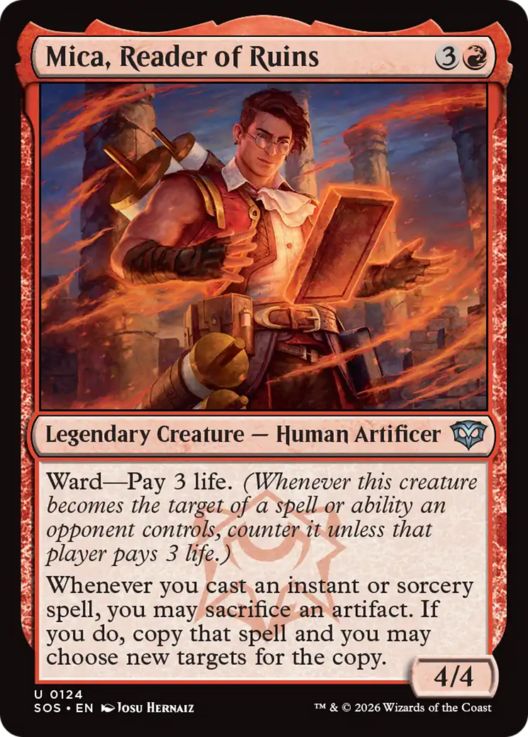 Mica, Reader of Ruins [Secrets of Strixhaven] | Card Merchant Takapuna
