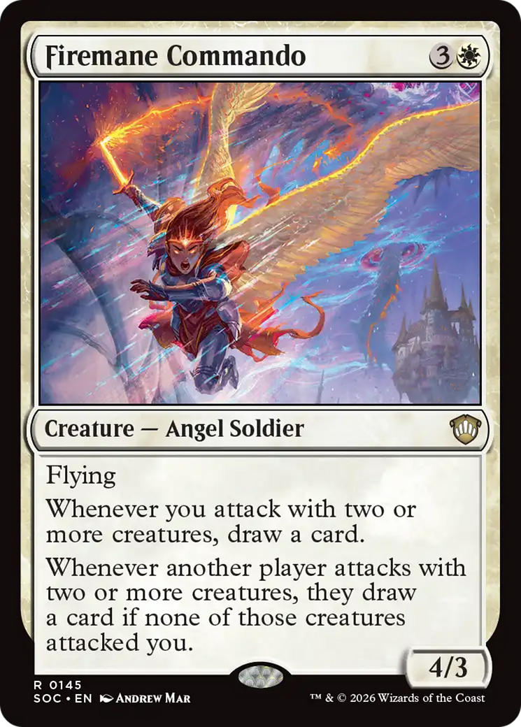 Firemane Commando [Secrets of Strixhaven Commander] | Card Merchant Takapuna
