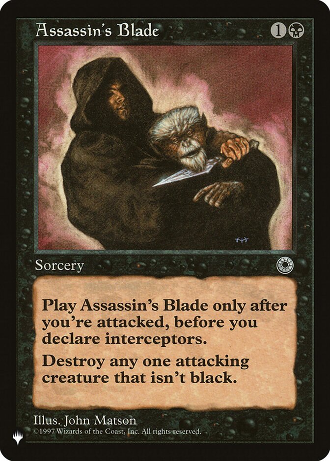 Assassin's Blade [The List] | Card Merchant Takapuna