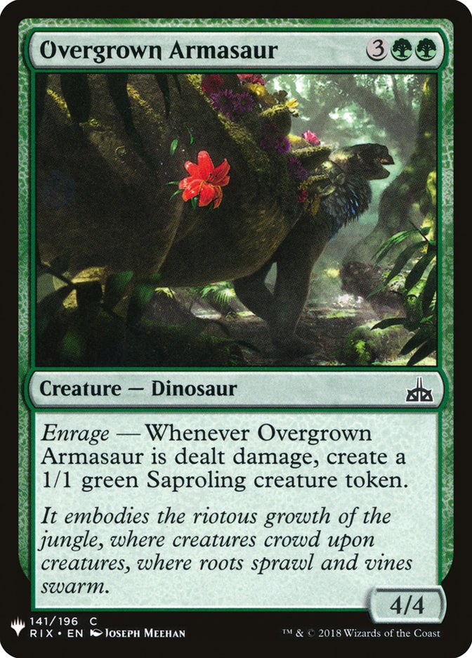 Overgrown Armasaur [Mystery Booster] | Card Merchant Takapuna
