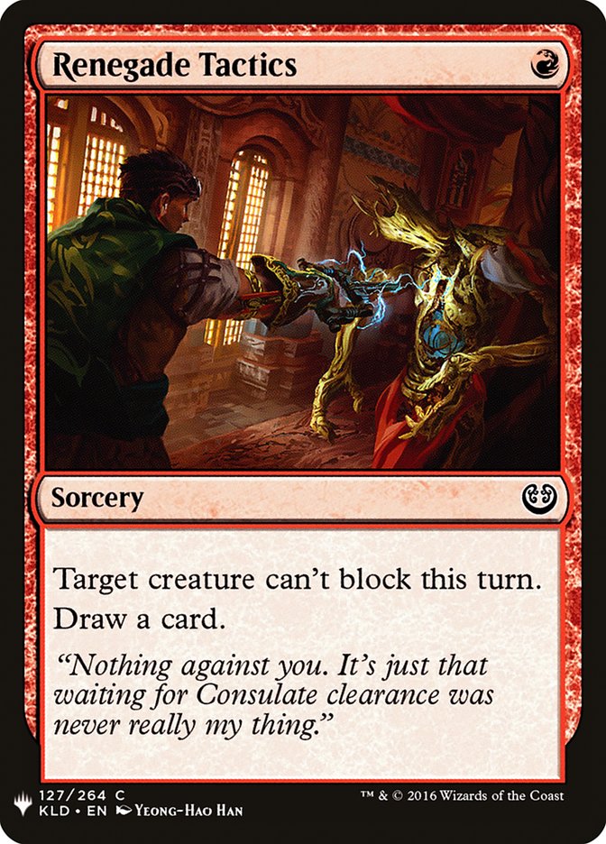Renegade Tactics [Mystery Booster] | Card Merchant Takapuna