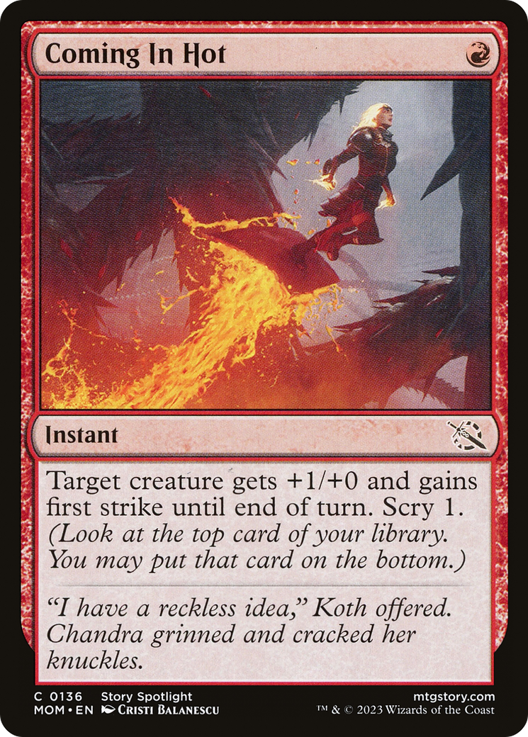 Coming In Hot [March of the Machine] | Card Merchant Takapuna
